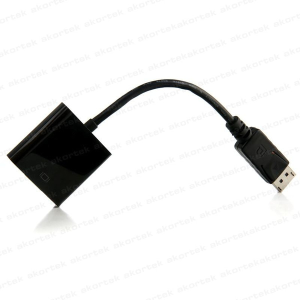 Dark Display Port-HDMI DisplayPort HDMI Black video cable adapter