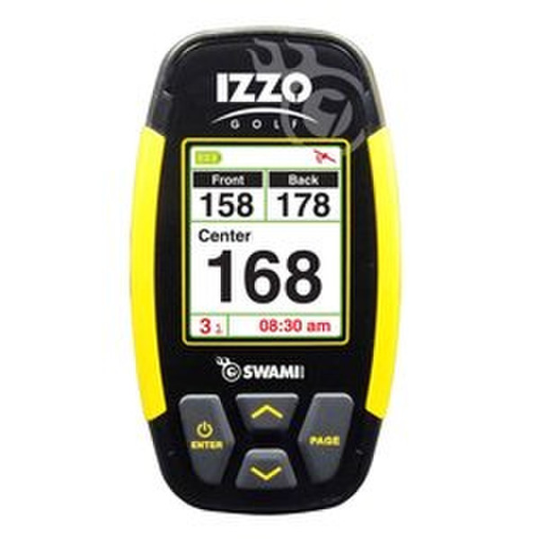 Izzo Golf SWAMI 4000 Golf GPS Handheld 1.8" Black,Yellow