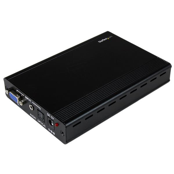 StarTech.com VGA auf HDMI - Audio Video Konverter mit Scaler - bis 1080 HDTV / 1900x1200 PC