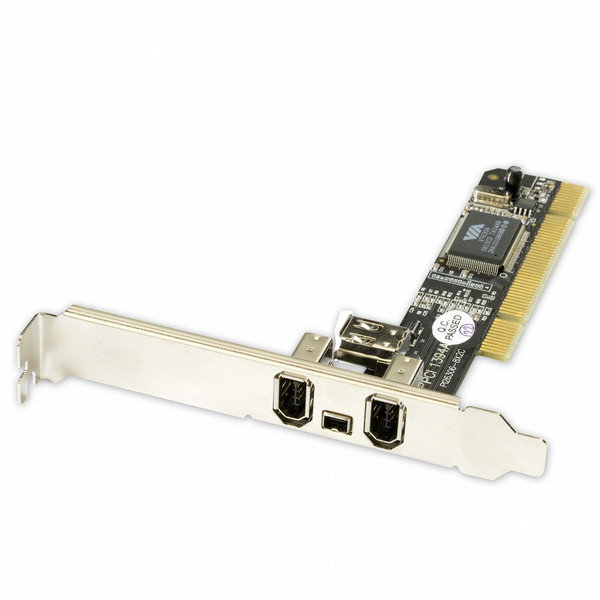 Ultron PCI Firewire A(2x6Pin,1x4Pin) UF-330 Schnittstellenkarte/Adapter