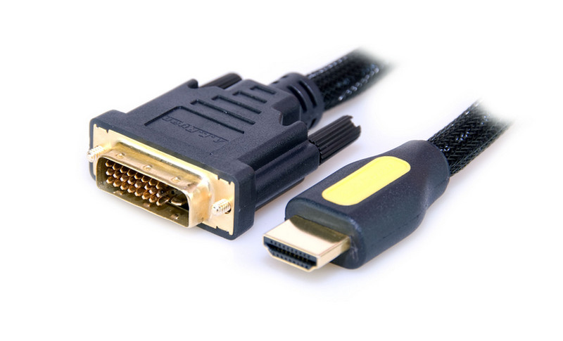 AC Ryan HIFX Evolution HDMI1.3 - DVI-D - Male / Male 1.0m 1m DVI-D DVI-D Schwarz DVI-Kabel