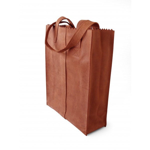 MYPAPERBAG Ginger Leather Brown