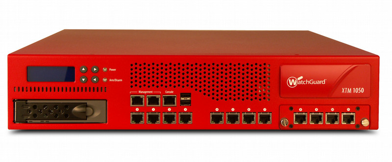 WatchGuard XTM 1050 2U 10000Mbit/s Firewall (Hardware)