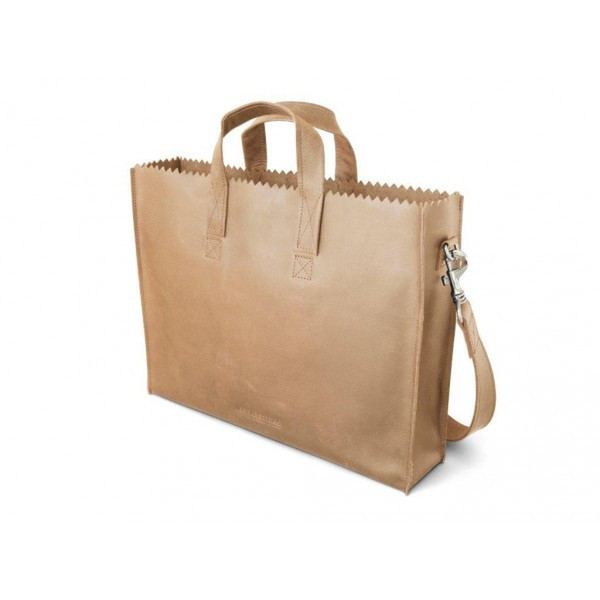 MYPAPERBAG Businessbag Blond Leather Sand