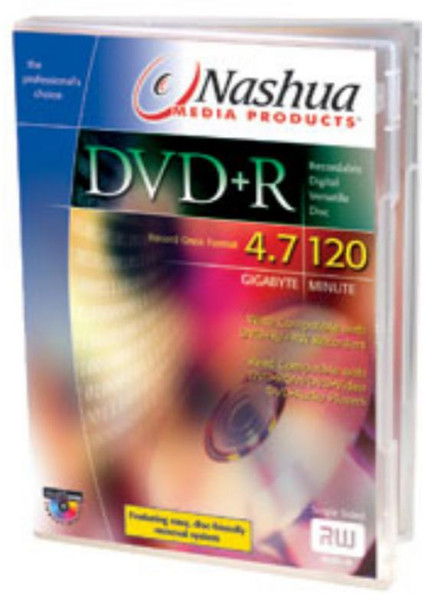 Nashua N2354-001-6V 4.7GB DVD+R 1pc(s) blank DVD