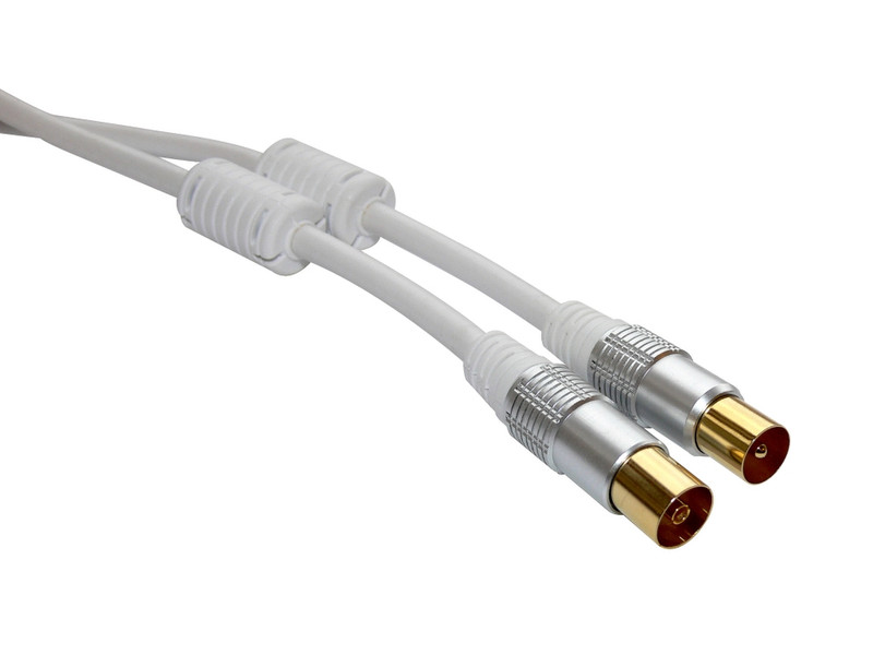 Sandberg Aerial cable Lux-Line 1m WHITE