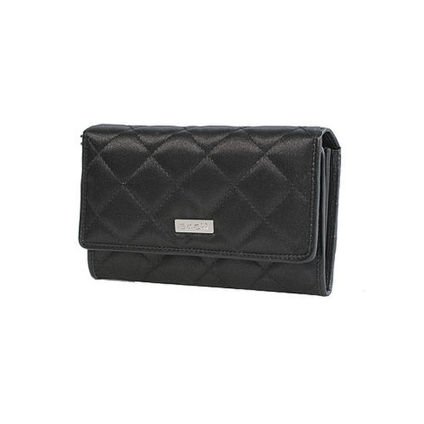 Sushi Wallet Black Diamond Weiblich Leder Schwarz Portemonnaie