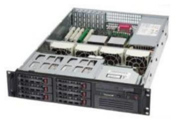 Supermicro SuperServer 6023P-8B Intel E7501 Socket 604 (mPGA604) 2U Черный