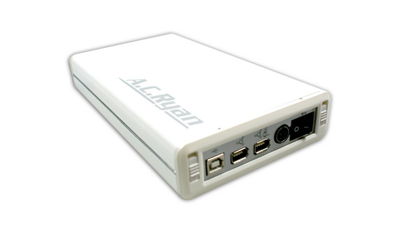 AC Ryan AluBoxTFX Mac [USB2.0 . IEEE1394] IDE & SATA2 3.5Zoll Weiß