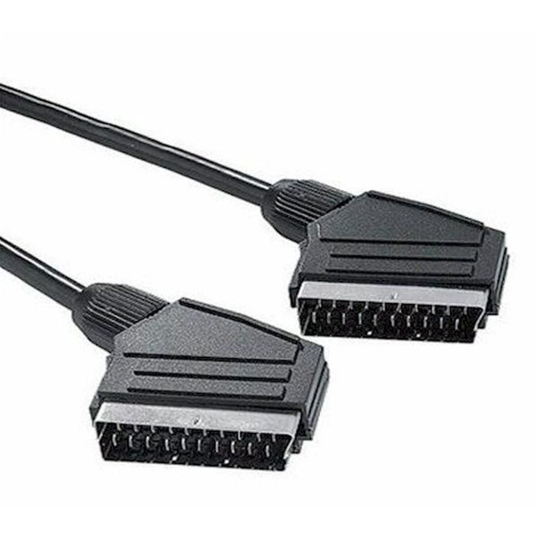 Bandridge SCART cable, 1.5m 1.5м SCART (21-pin) SCART (21-pin) Черный SCART кабель