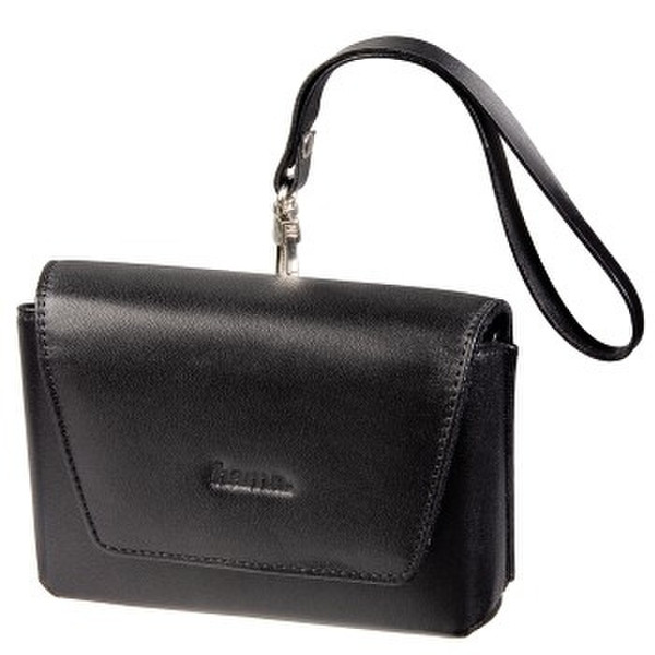 Hama Premium Bag for Navigation Systems, universal, S2, black Leather Black