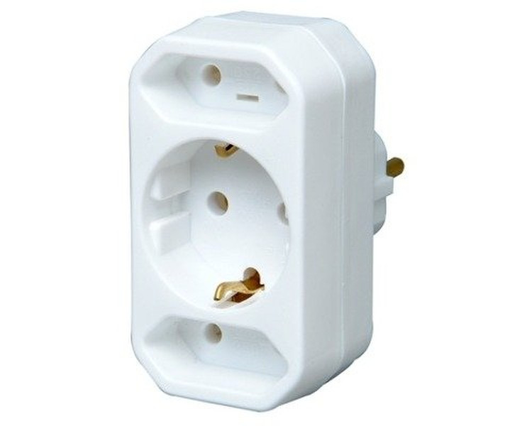 SCANPART 177605002 White power plug adapter
