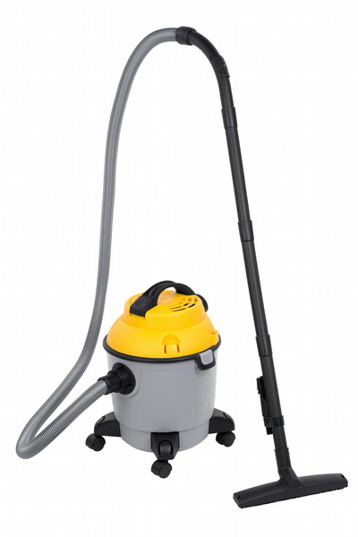 Powerplus POWX321 Drum vacuum 18L 1000W Black,Grey,Yellow vacuum