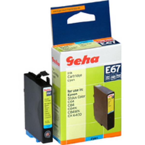 Geha TO44240 Ink Cartridge for Epson Cyan Бирюзовый струйный картридж