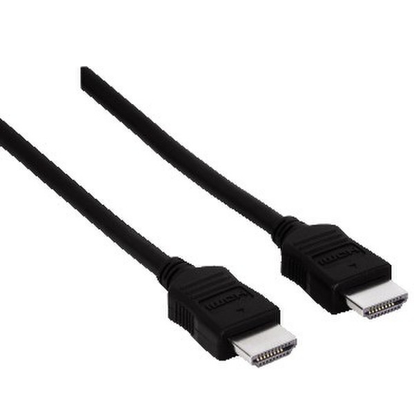 Hama HDMI Connecting Cable, Plug - Plug, 0.75 m 0.75m HDMI HDMI Black HDMI cable