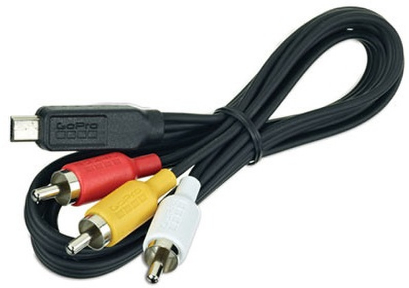 GoPro Mini USB - RCA M/M Mini-USB 3 x RCA Разноцветный адаптер для видео кабеля