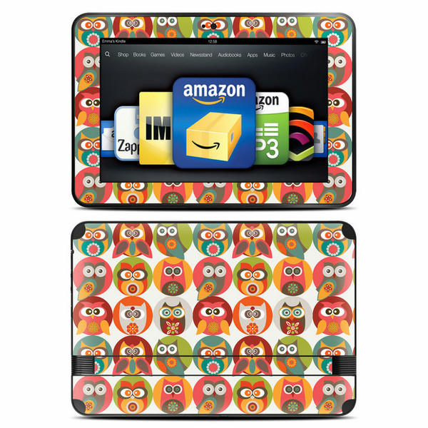 DecalGirl Owls Family Cover Multicolour e-book reader case