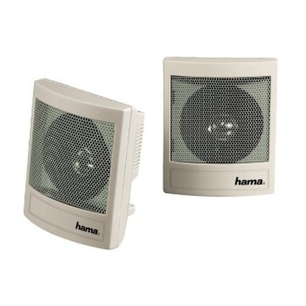 Hama Mini Computer Speakers CS-424 Grau Lautsprecher