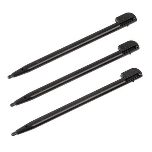 Hama Stylus Pen for Nintendo DS Lite, 3 pcs./set, black Черный стилус