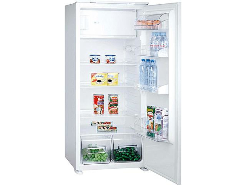 Everglades EVBI620 freestanding 200L A+ White combi-fridge