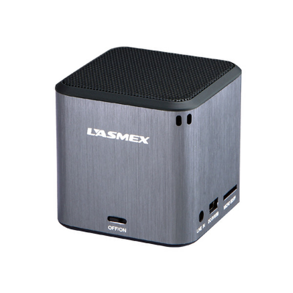 Lasmex S-01 Mono 3W Silber Tragbarer Lautsprecher