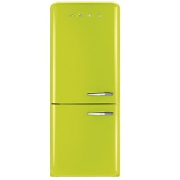 Smeg FAB32LVEN1 Отдельностоящий 229л 75л A++ Зеленый холодильник с морозильной камерой