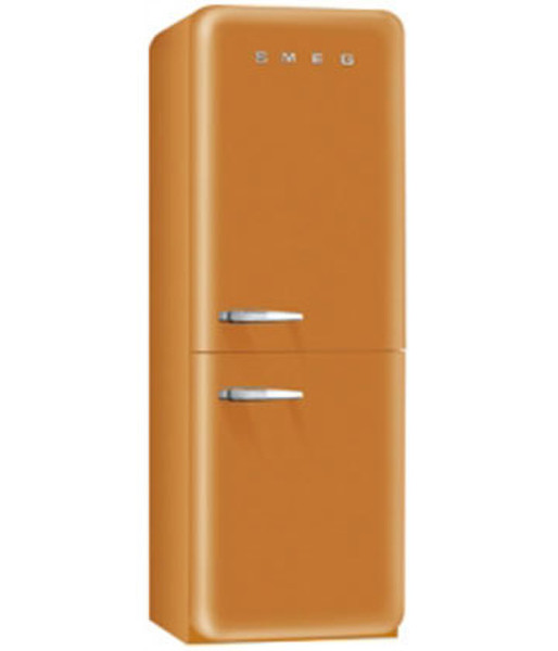 Smeg FAB32RON1 freestanding 229L 75L A++ Orange fridge-freezer