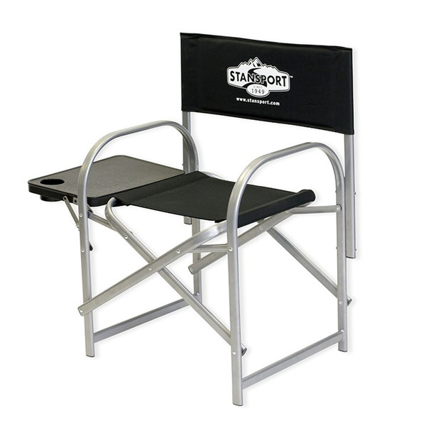 Stansport G-408 Camping chair 4leg(s) Black,Silver
