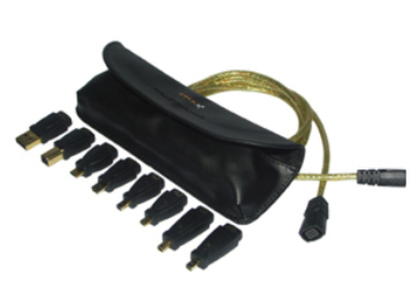 GoldX QuickConnect USB 12-in-1 Camera Kit 1.83m Black,Grey