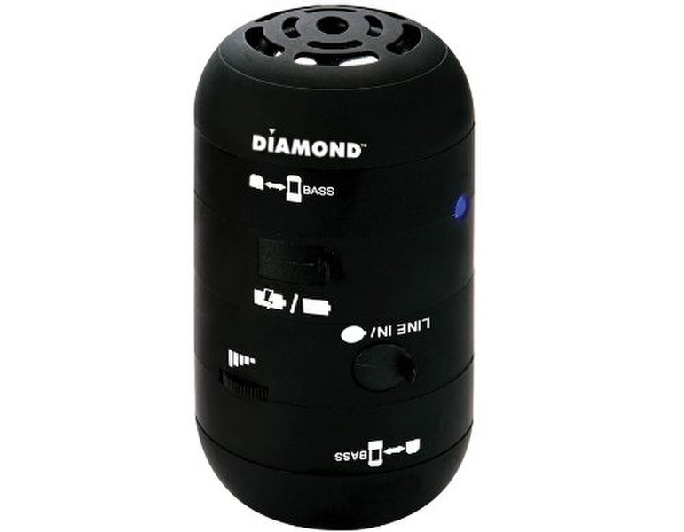 Diamond Multimedia Mini-Rocker Black Stereo 4W Black