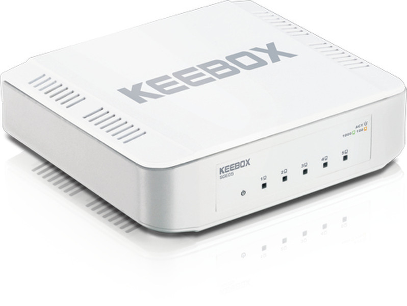 KEEBOX SGE05 ungemanaged Weiß Netzwerk-Switch