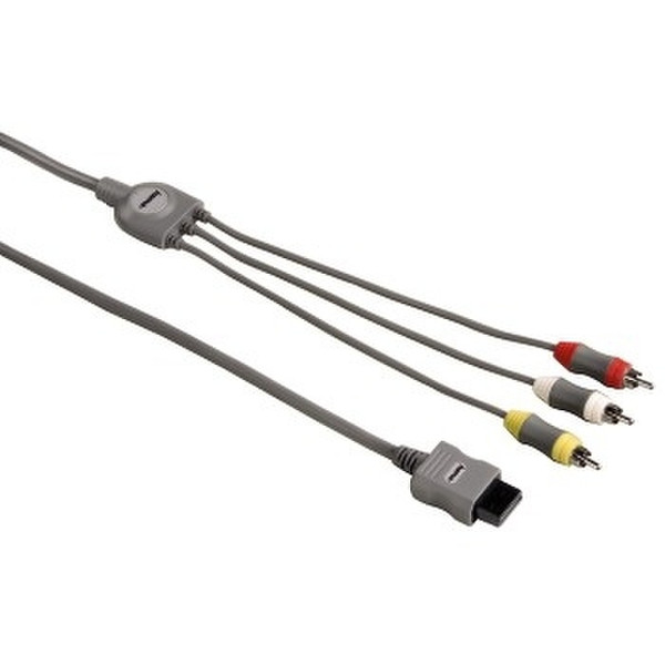 Hama RCA Cable Nintendo Wii, 2.3 m 2.3м 3 x RCA Серый