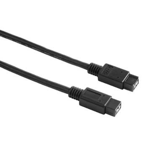 Hama FireWire Cable IEEE1394b Plug 9-pin - Plug 9-pin, 2m 2м Черный FireWire кабель