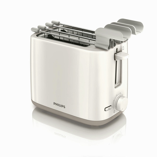 Philips Daily Collection HD2597/00 2slice(s) 800W White toaster