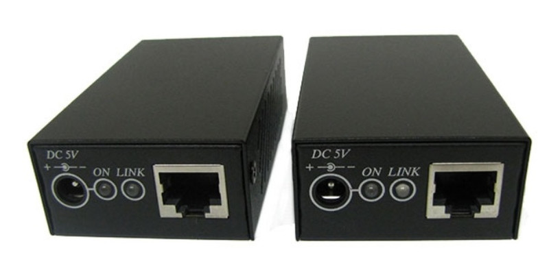 Weltron WB-HE02EI AV transmitter & receiver Black AV extender