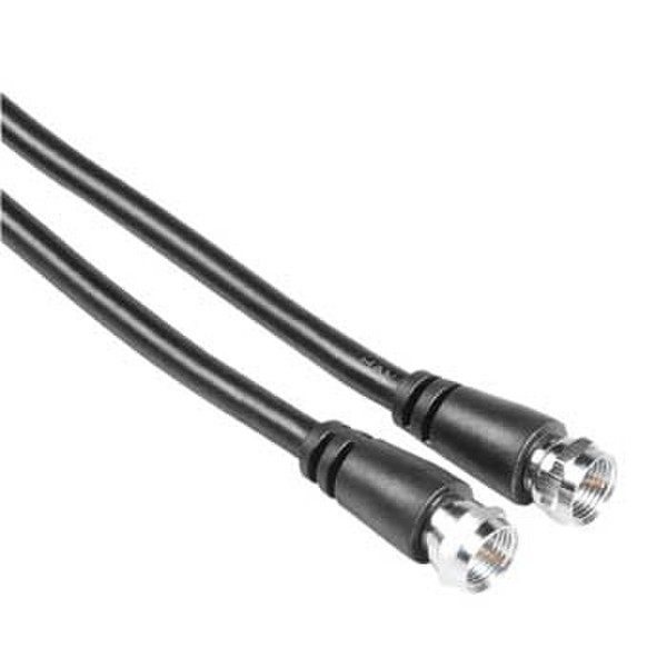 Hama Satellite Connection Cable, F-Plug - F-Plug, 3 m 3m F-Plug F-Plug coaxial cable