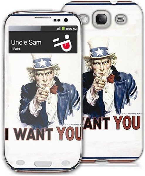 i-Paint Uncle Sam Case+Skin Cover case Разноцветный