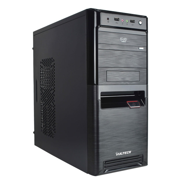 Vultech GS-1483 Midi-Tower 500W Black,Silver computer case