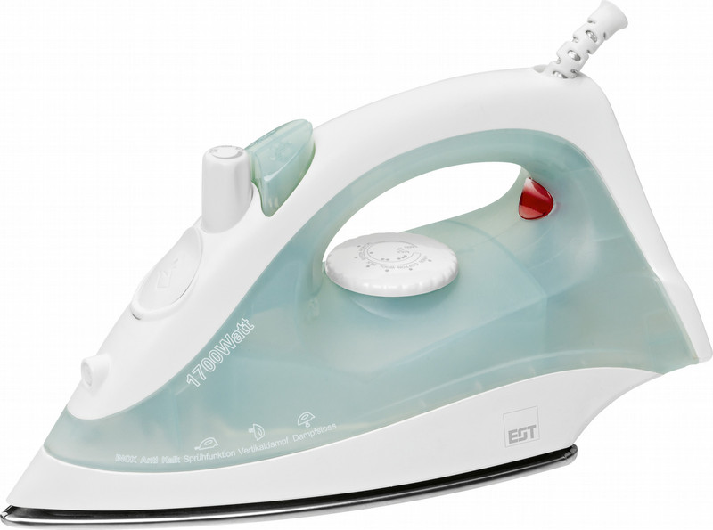 Clatronic DB 703 Dry & Steam iron Stainless Steel soleplate 1700W Grey,White iron