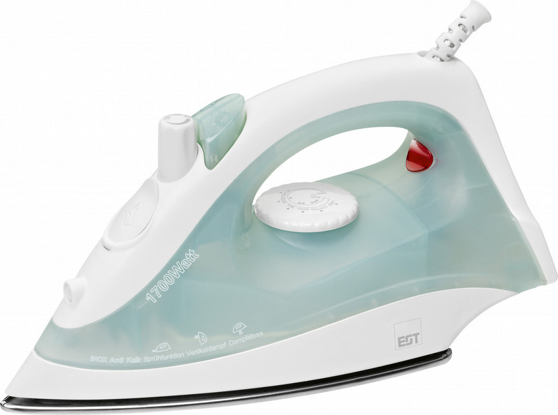 Clatronic DB 703 Dry & Steam iron Stainless Steel soleplate 1700Вт Серый, Белый утюг