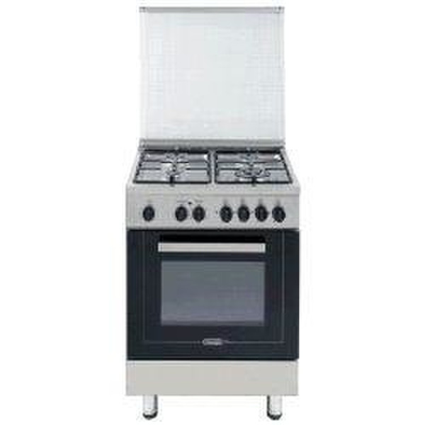 DeLonghi YEMX 664 Freestanding Gas hob Stainless steel cooker