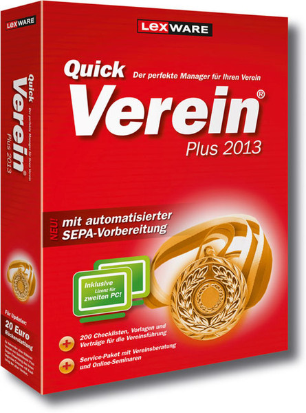 Lexware QuickVerein Plus 2013