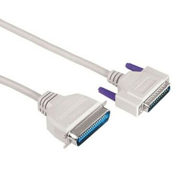 Hama Printer Cable EPP 5 m 5м Серый кабель для принтера