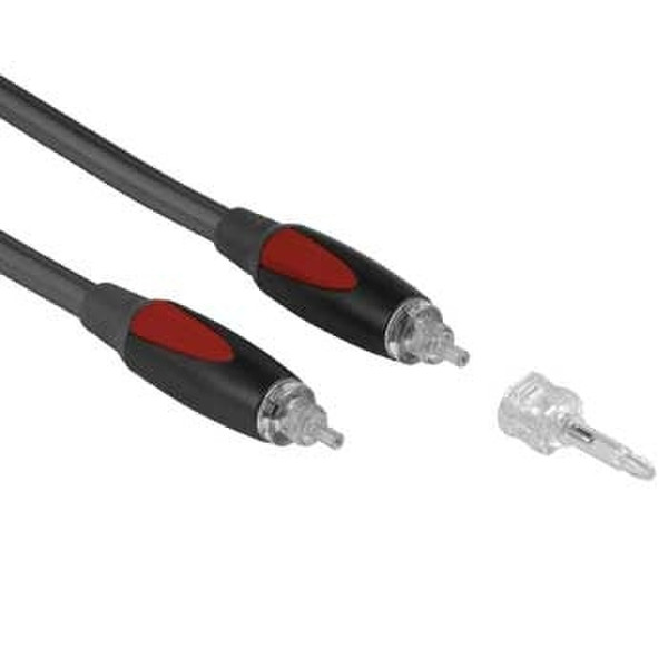 Hama Optical Fibre Connecting Cable ODT Plug - ODT Plug, 1.5 m 1.5m Black fiber optic cable