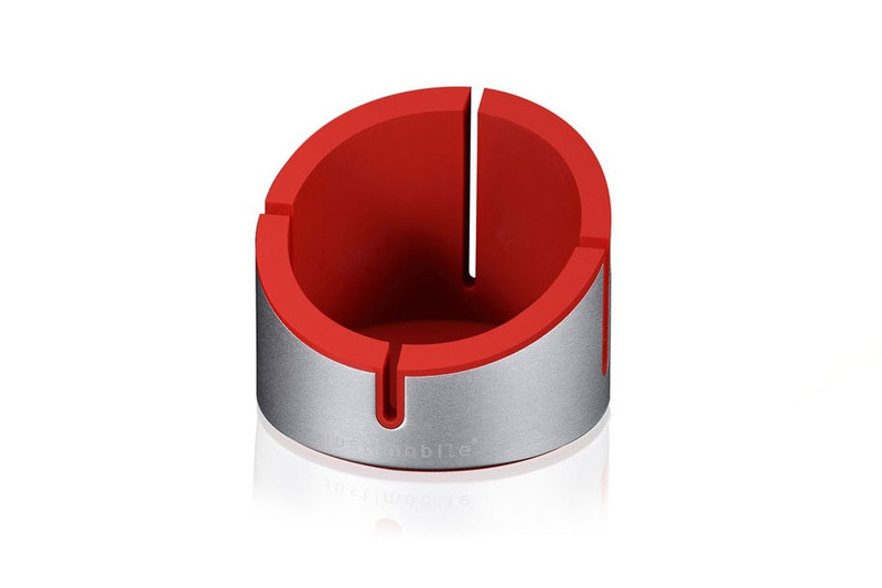 JustMobile AluCup indoor Passive holder Red,Silver