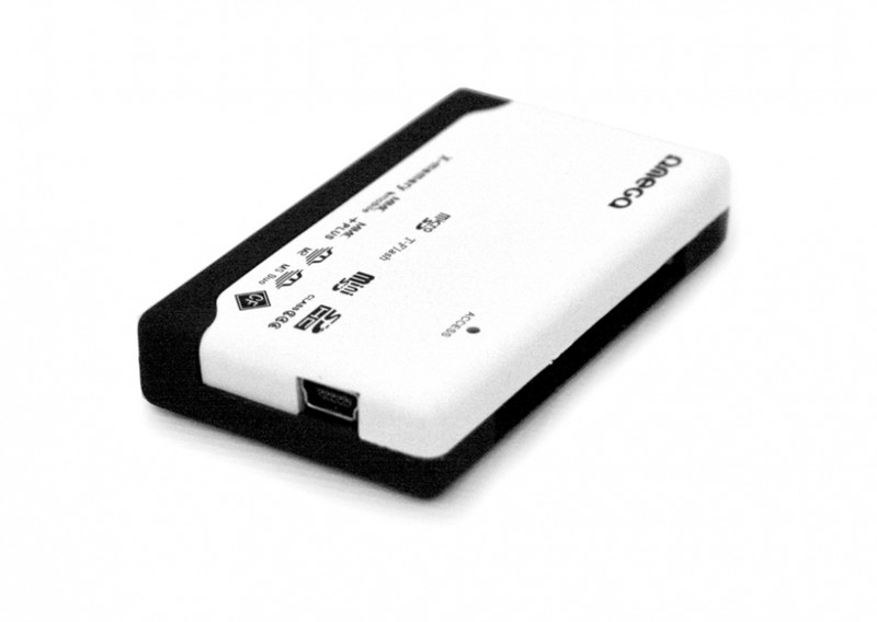 Omega OUCRM USB 2.0 Черный, Белый устройство для чтения карт флэш-памяти