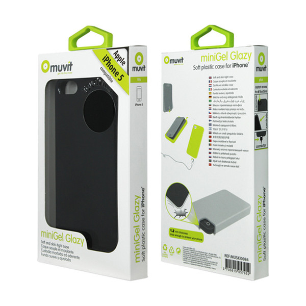 Integral MUSKI0084 Cover case Черный чехол для мобильного телефона