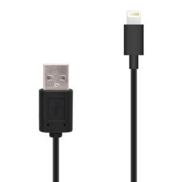Integral 1m, USB 2.0/Lighting 1м USB A Lightning Черный