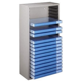 Hama DVD Rack 20, Silver Silver optical disc stand