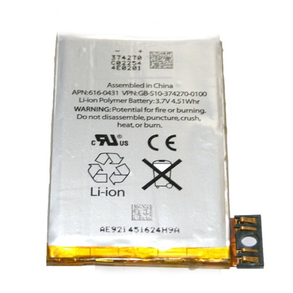 4XEM 4X3GBAT Lithium-Ion 1220mAh 3.7V rechargeable battery
